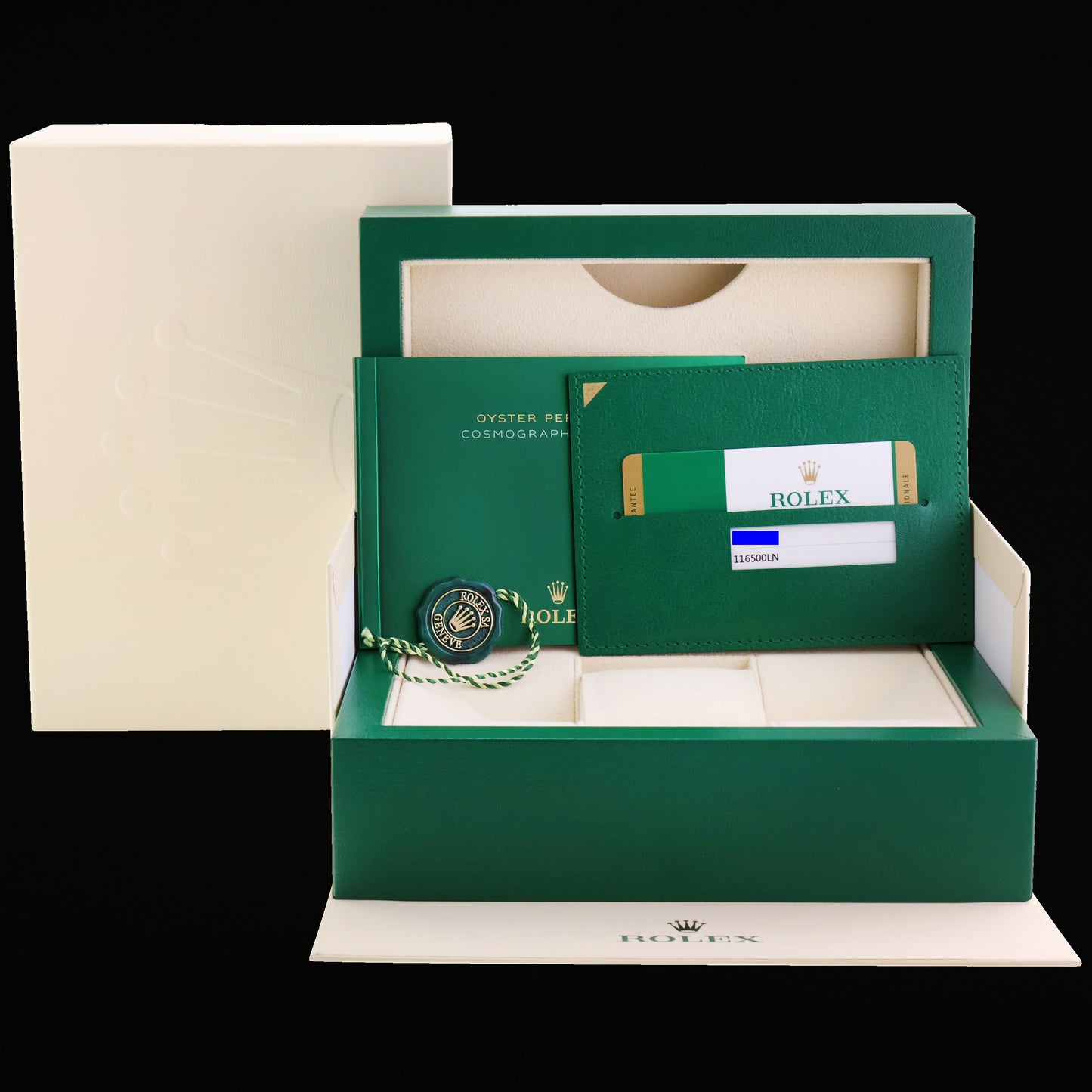 MINT PAPERS Rolex Daytona 116500LN Black Ceramic Steel 40mm Watch Box