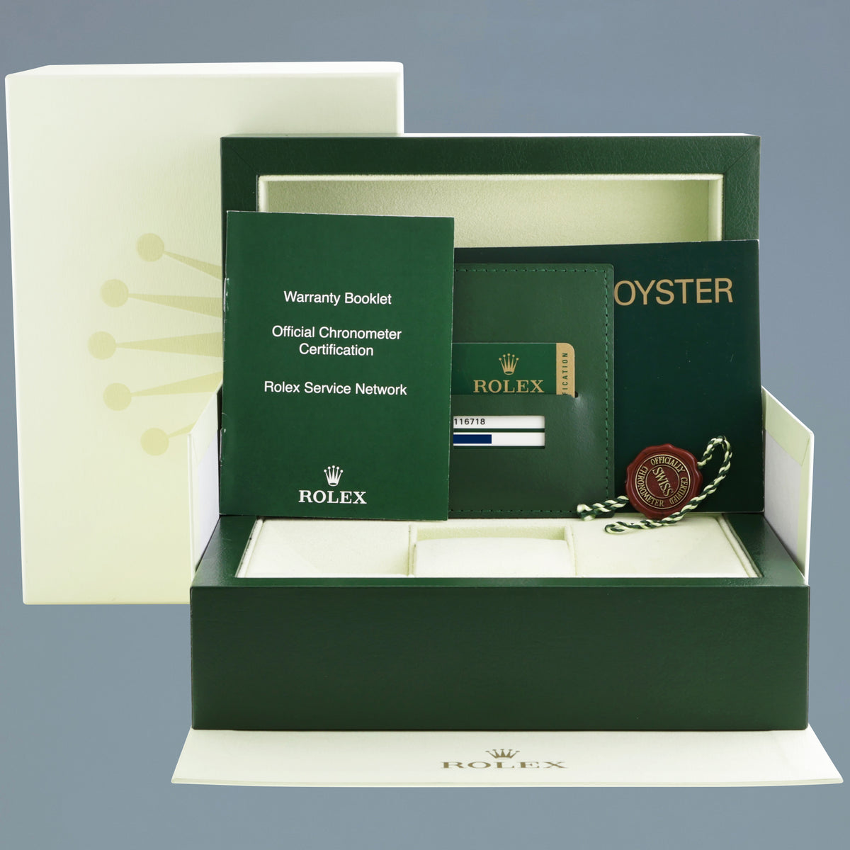 2014 MINT PAPERS Rolex GMT-Master 2 Ceramic Black 116718 Yellow Gold 40mm Watch Box