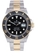 2022 Rolex Submariner 41mm Ceramic Black 126613LN Two Tone Yellow Gold Steel Watch