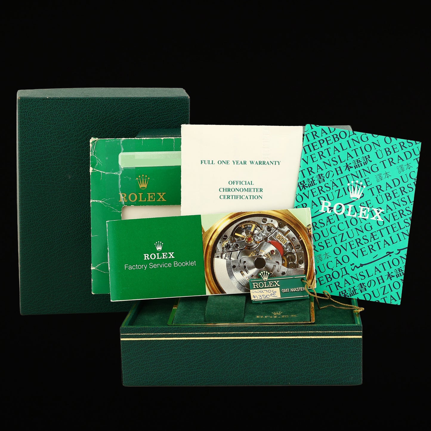 PAPERS 1984 Rolex GMT-Master II 2 Fat Lady Coke Red Steel 16760 40mm Watch Box