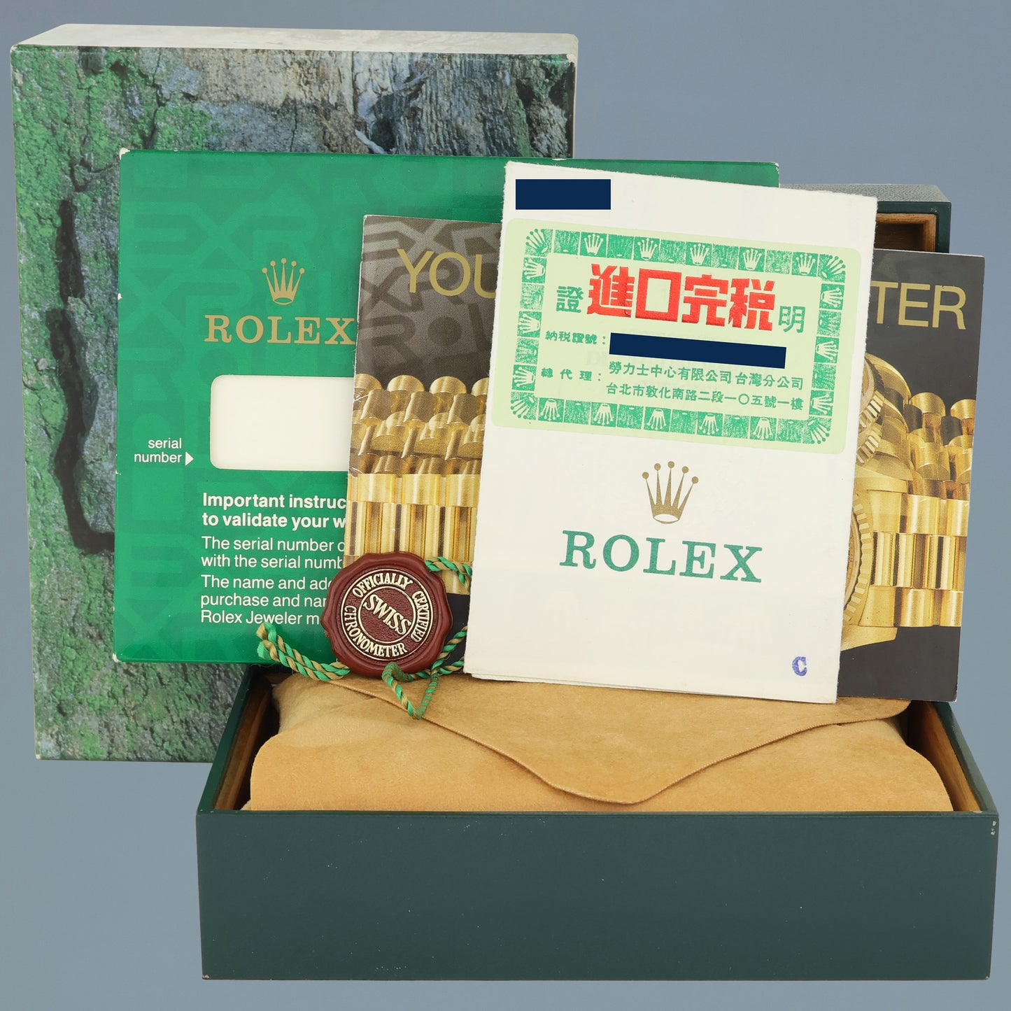 MINT PAPERS Rolex DateJust 16233 Rhodium Roman Jubilee Yellow Gold Two Tone Watch