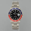 2000 MINT PAPERS Rolex GMT-Master II 2 Pepsi Blue Red Steel 16710BLRO 40mm Watch