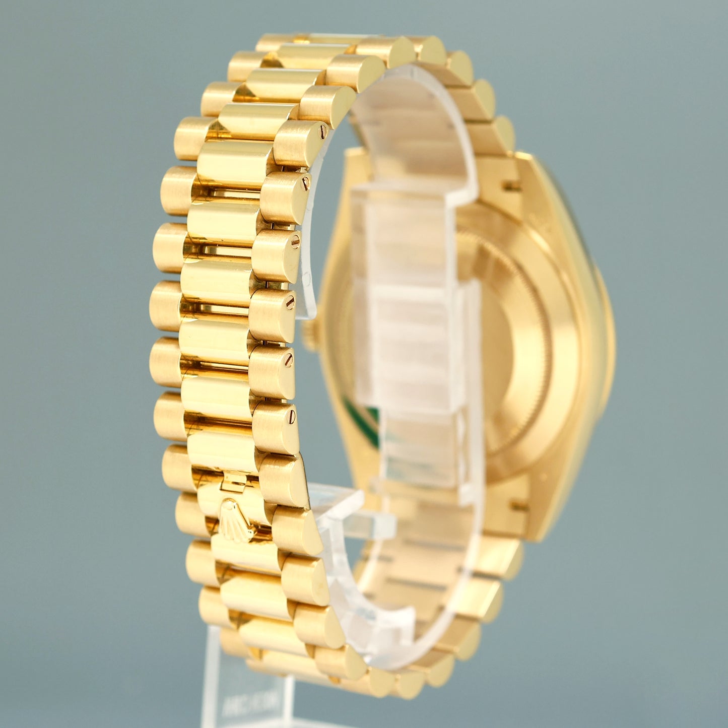 NEW PAPERS Rolex Day Date 40 Yellow Gold President Champange Diamond 228348 Watch