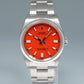 2021 NEW PAPERS Rolex Oyster Perpetual 126000 36mm Coral Red Watch Box