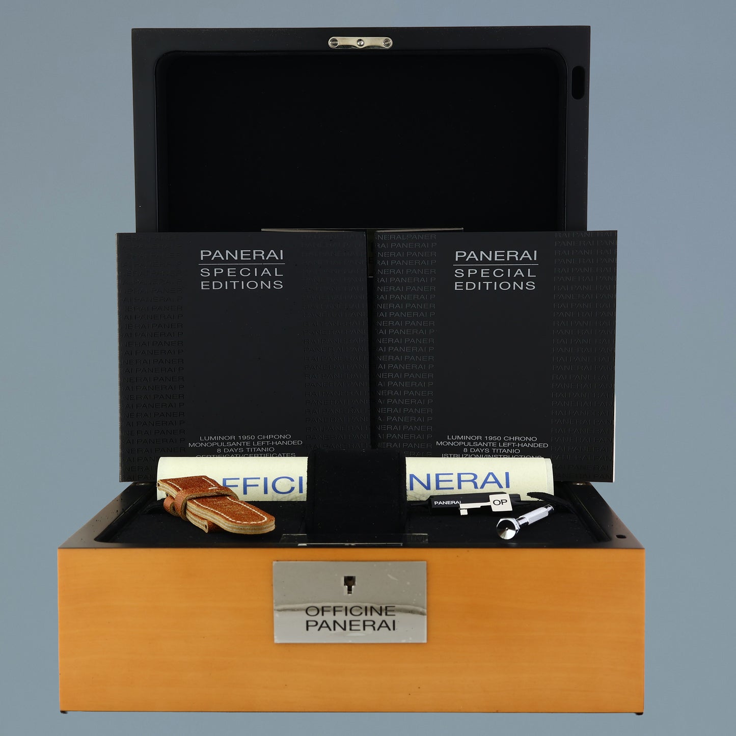 MINT PAPERS Luminor 1950 Chrono Monopulsante Left-handed PAM345 PAM00345 Watch