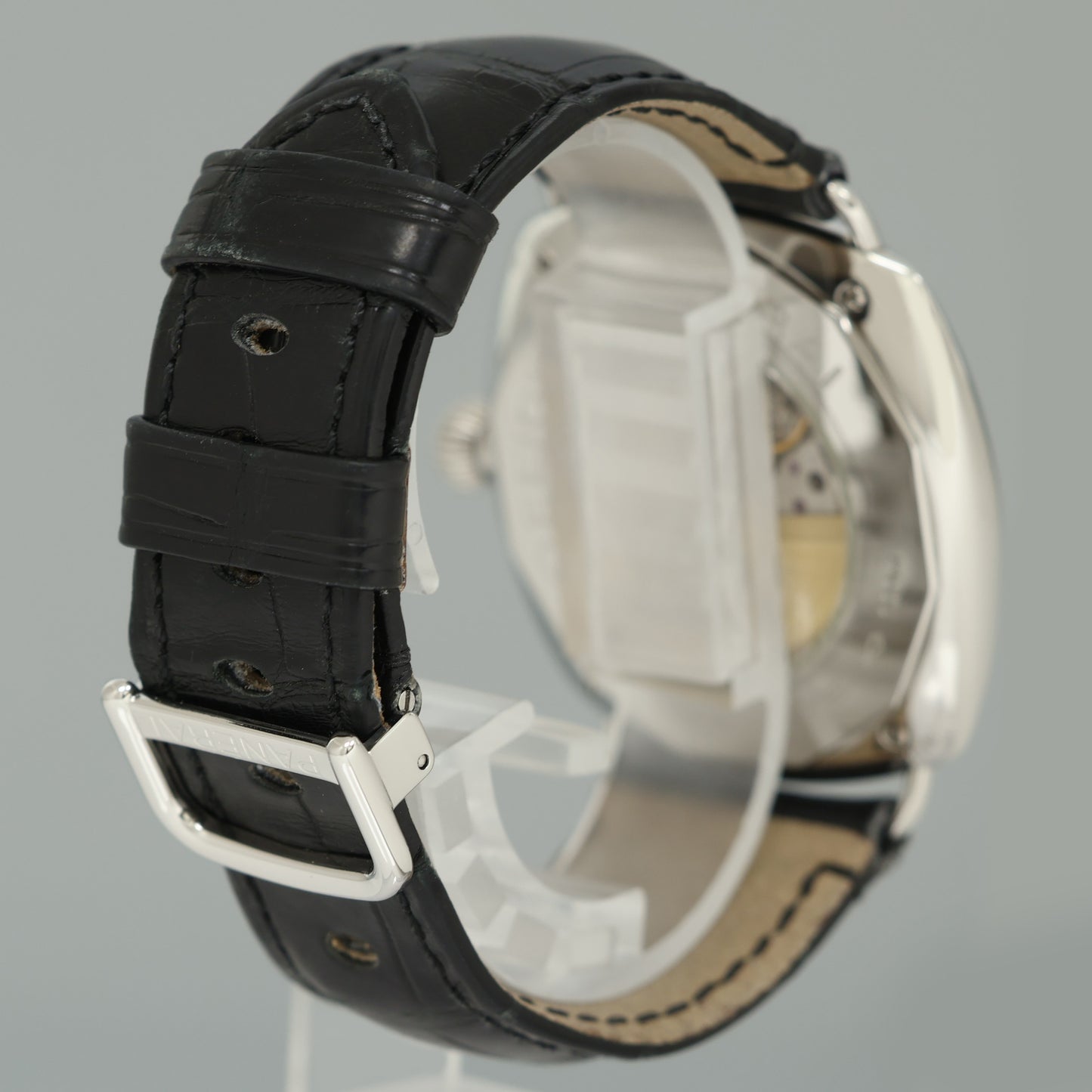 MINT Panerai Radiomir Stainless Steel Black 42mm Leather PAM0014 Watch