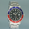 PAPERS 2010 Rolex GMT-Master II 16710 PEPSI Steel Blue Error Stick 3185 Watch Box