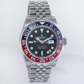 MINT 2019 PAPERS Rolex GMT Master II PEPSI Red Blue Jubilee Ceramic 126710 BLRO Watch