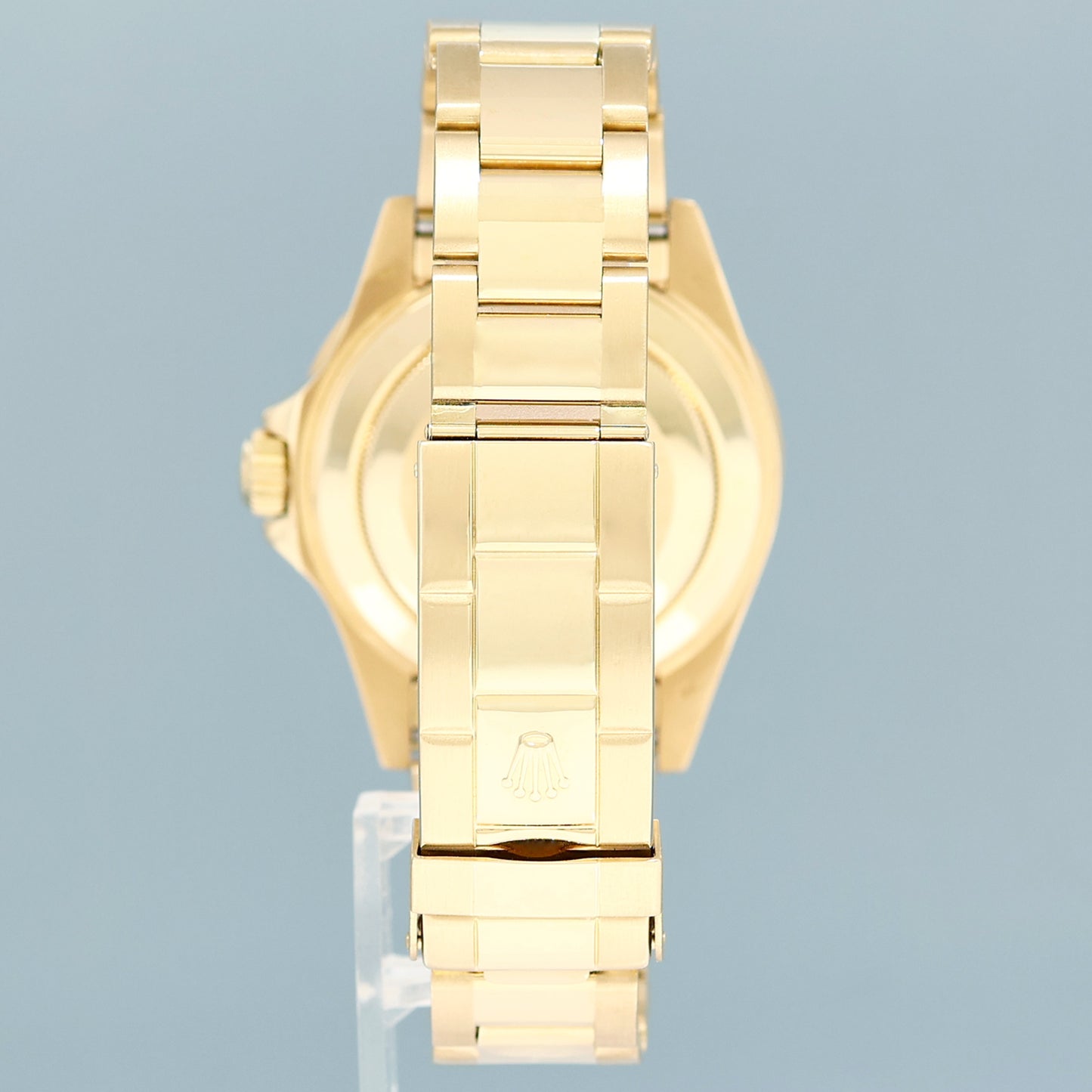 Rolex 16618 Submariner Yellow Gold Blue Champagne Serti Diamond 40mm Watch Box