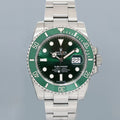 2020 NEW STICKERS PAPERS Rolex Submariner Hulk 116610LV Green 40mm Ceramic Watch