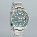 2020 NEW STICKERS PAPERS Rolex Submariner Hulk 116610LV Green 40mm Ceramic Watch