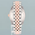 MINT Rolex DateJust Jubilee Two Tone Rose Gold Steel Silver Diamond 116231 Watch