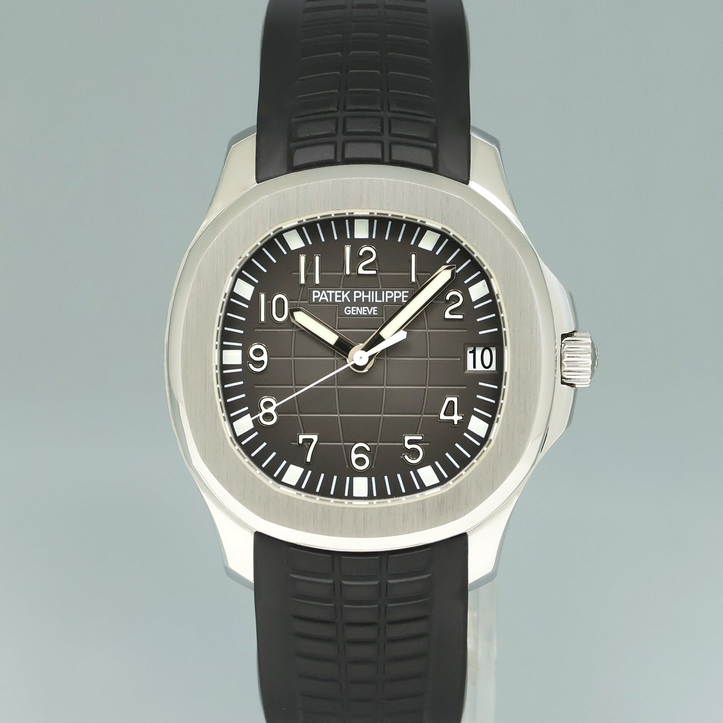 MINT Patek Philippe Steel Aquanaut Black Rubber JUMBO 5165a 38mm Watch Box
