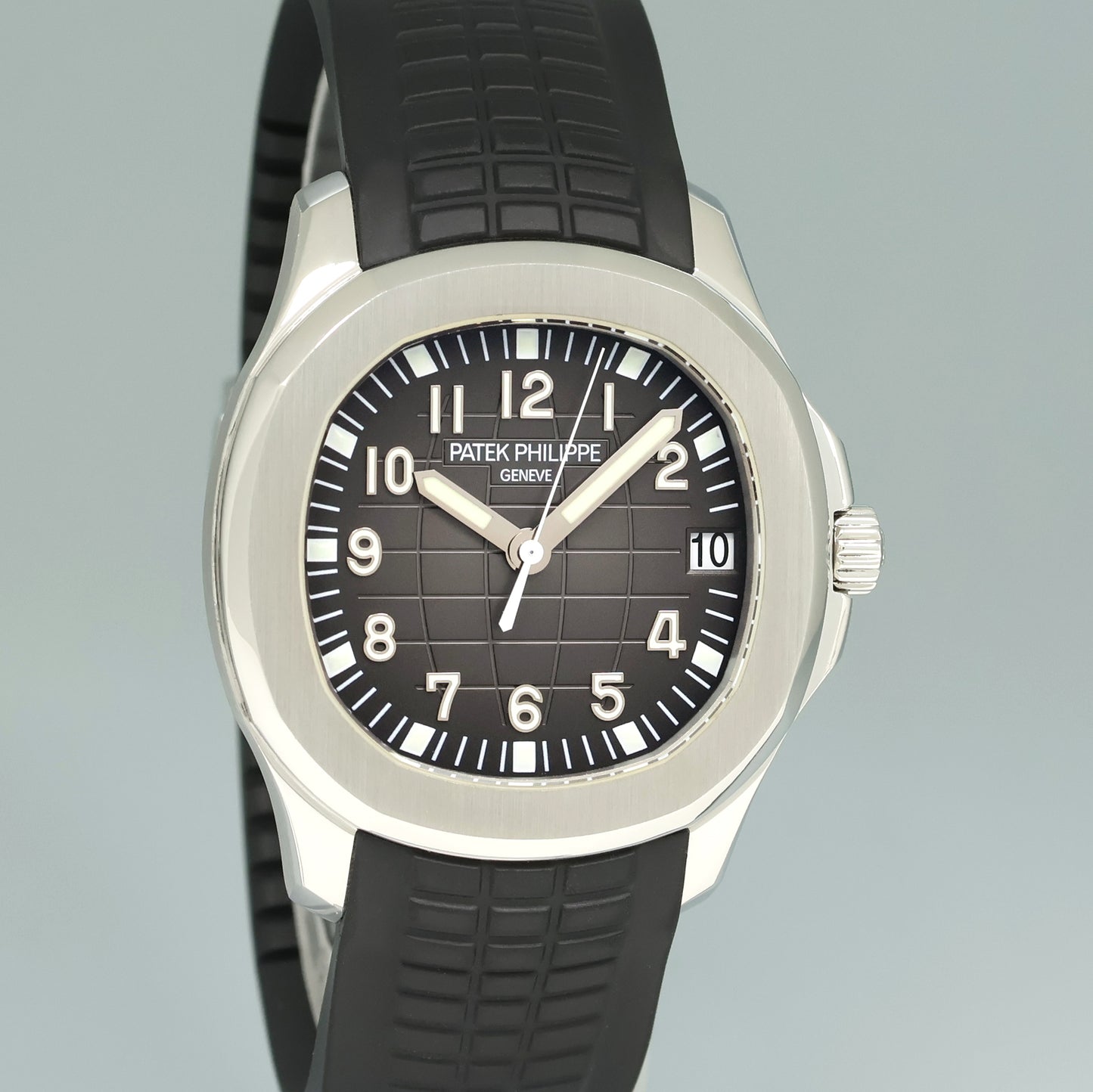 MINT Patek Philippe Steel Aquanaut Black Rubber JUMBO 5165a 38mm Watch Box