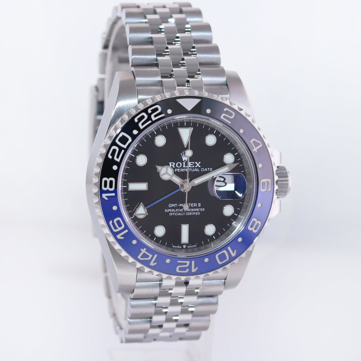 MINT 2020 Papers 126710 BLNR Rolex GMT Master Batman Blue Jubilee Ceramic Watch Box