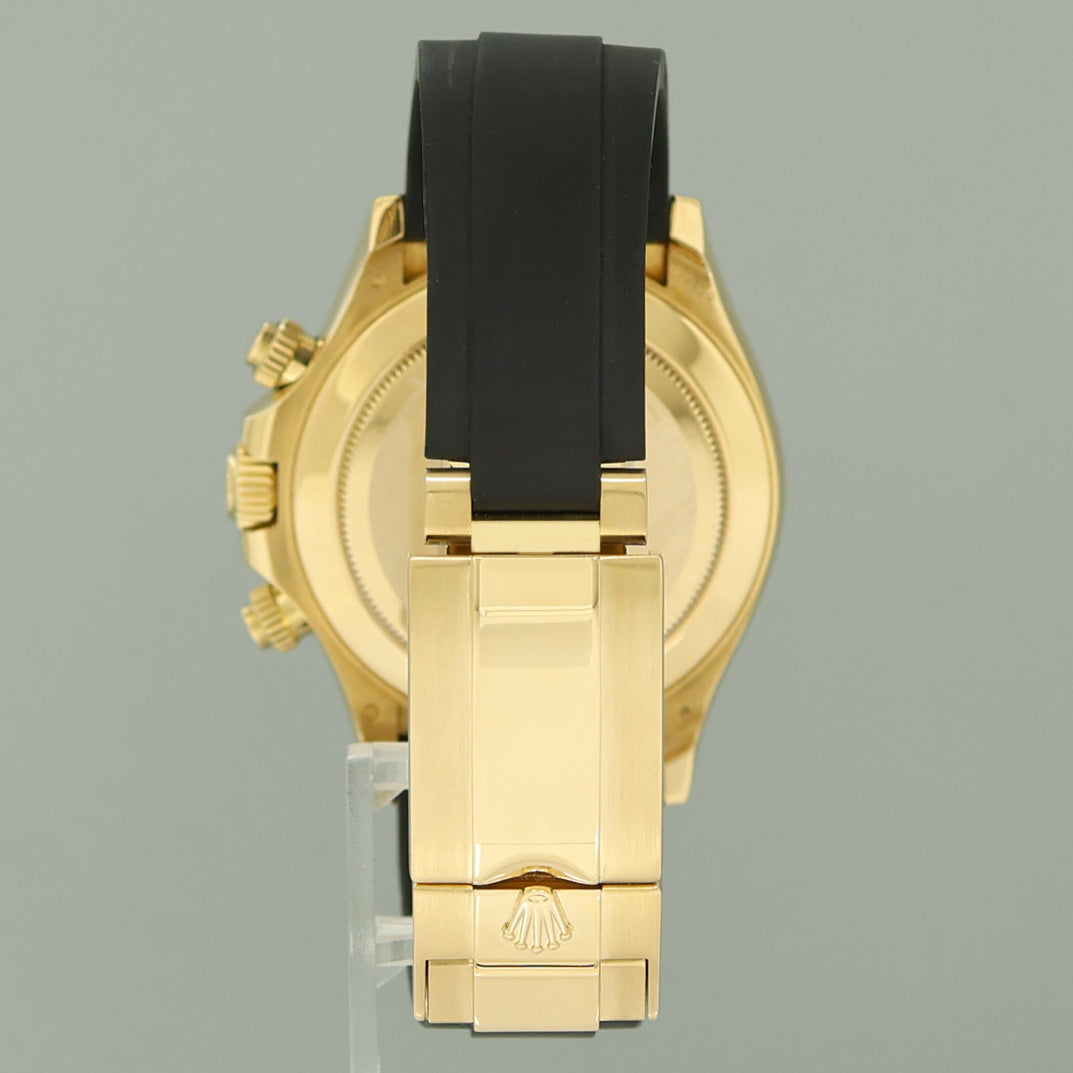 MINT 2022 Rolex Oysterflex Daytona 116518LN Gold Champagne Ceramic Watch Box