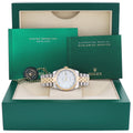 2015 MINT Rolex DateJust Jubilee Two Tone Gold Steel White Stick 36mm 116233 Watch