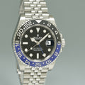 2021 NEW PAPERS 126710 BLNR Rolex GMT Master II Batman Blue Jubilee Steel Watch Box