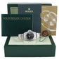 2008 MINT Rolex Explorer II 16570 Stainless Steel Black Date 3186 40mm Watch Box