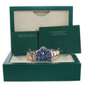 2022 MINT Rolex Submariner 126613LB Blue Two Tone Gold Steel 41mm Watch Box