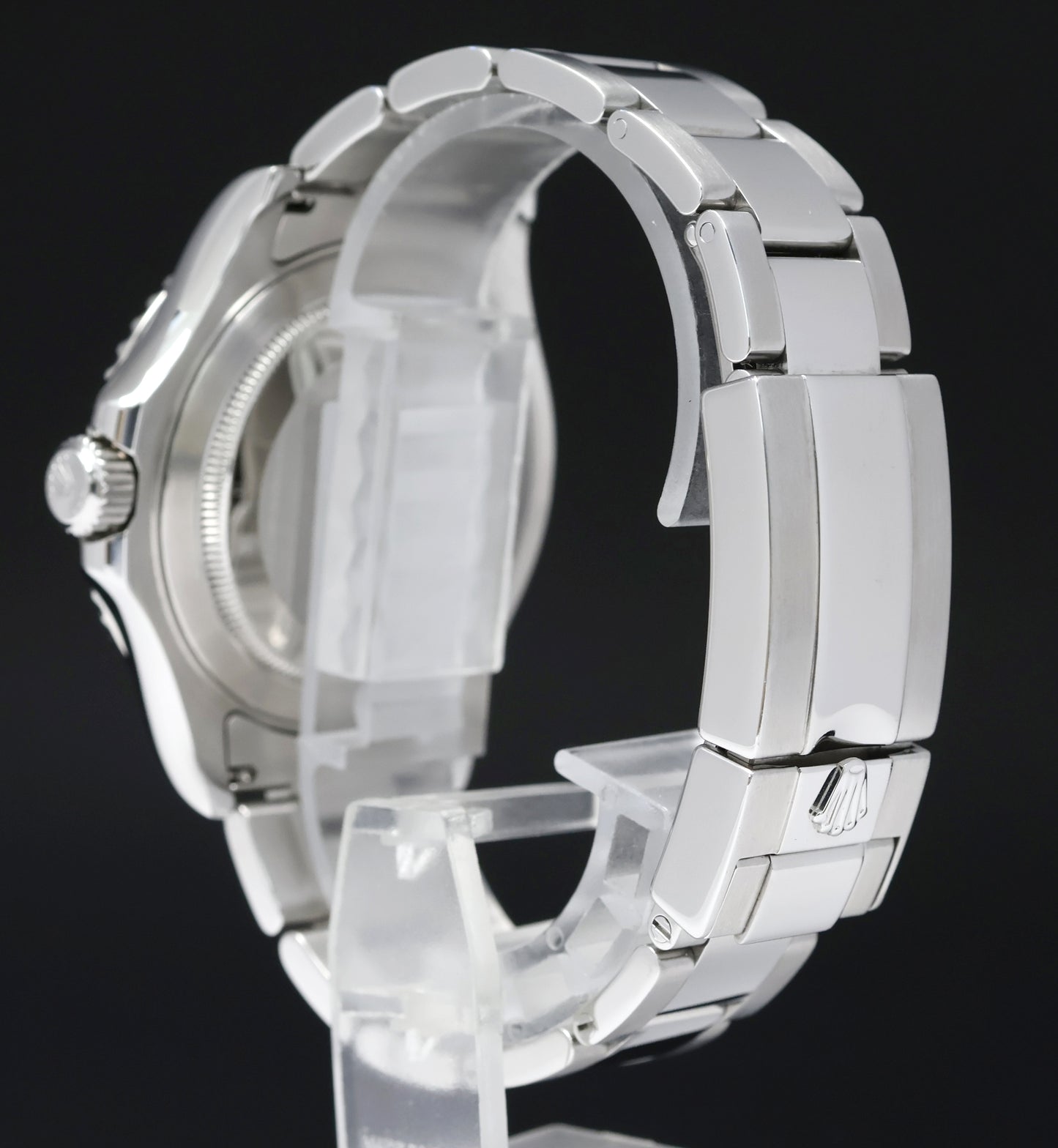 2017 MINT Rolex Yacht-Master 116622 Steel Platinum Blue Dial 40mm Watch Box