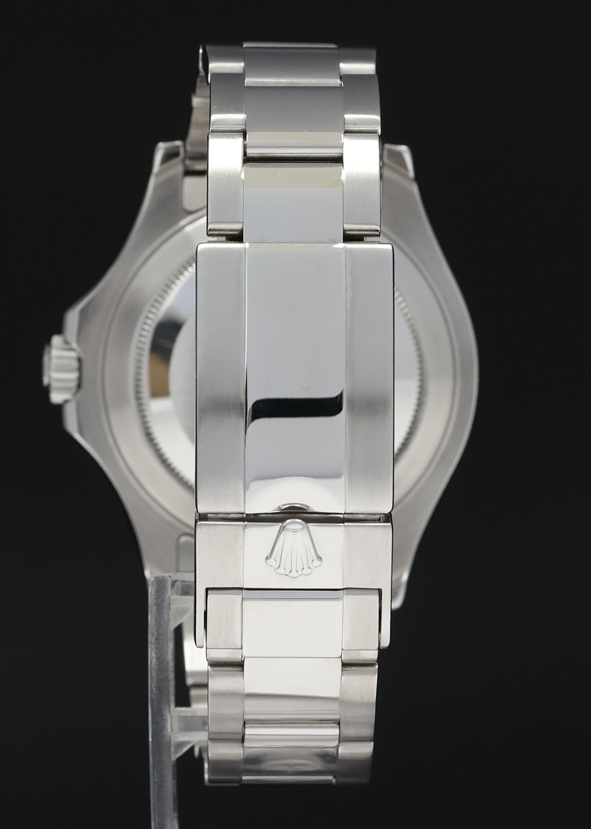 2017 MINT Rolex Yacht-Master 116622 Steel Platinum Blue Dial 40mm Watch Box