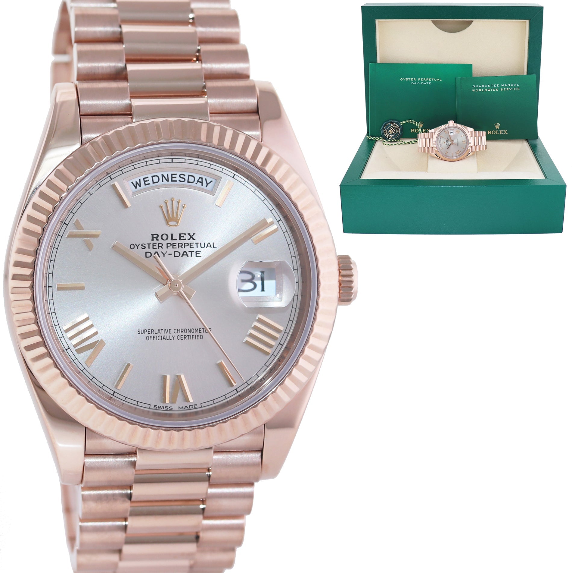 rolex president box