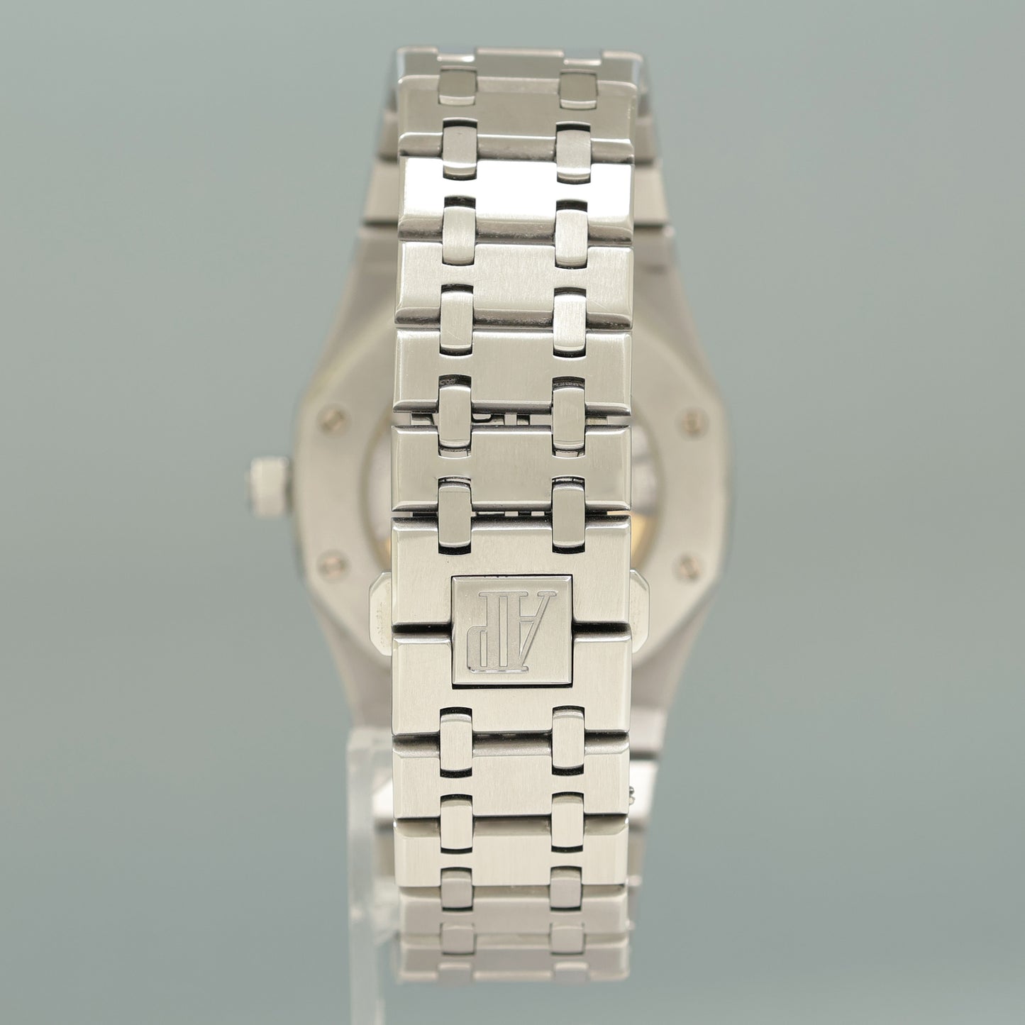 MINT Audemars Piguet Royal Oak Black 39mm Steel 15300ST Date Watch Box