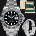 MINT Rolex GMT Master II 116710 LN Steel Ceramic Black 40mm Watch Box