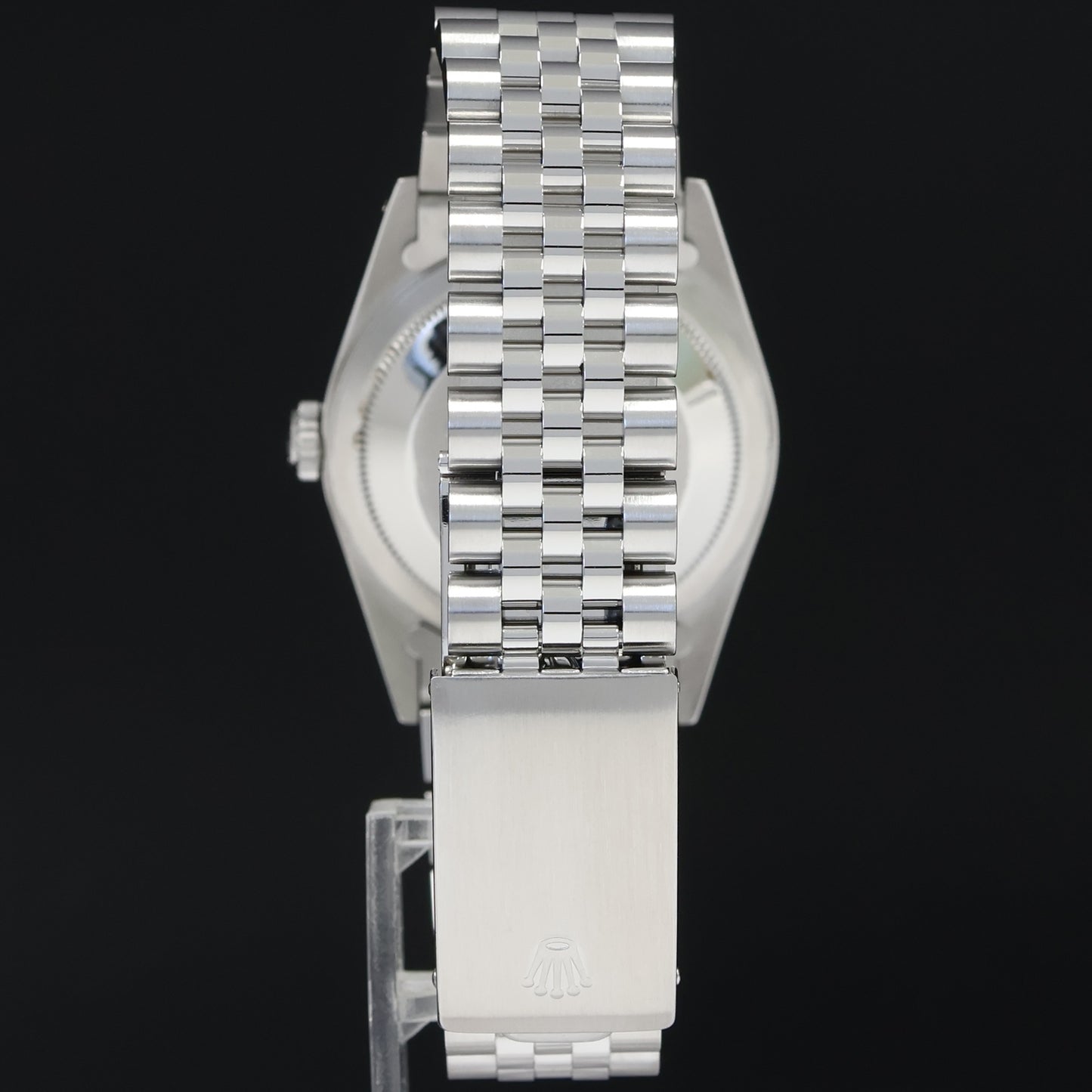 1991 MINT Rolex DateJust 36mm White Stick Dial Jubilee 16220 Steel Watch Box