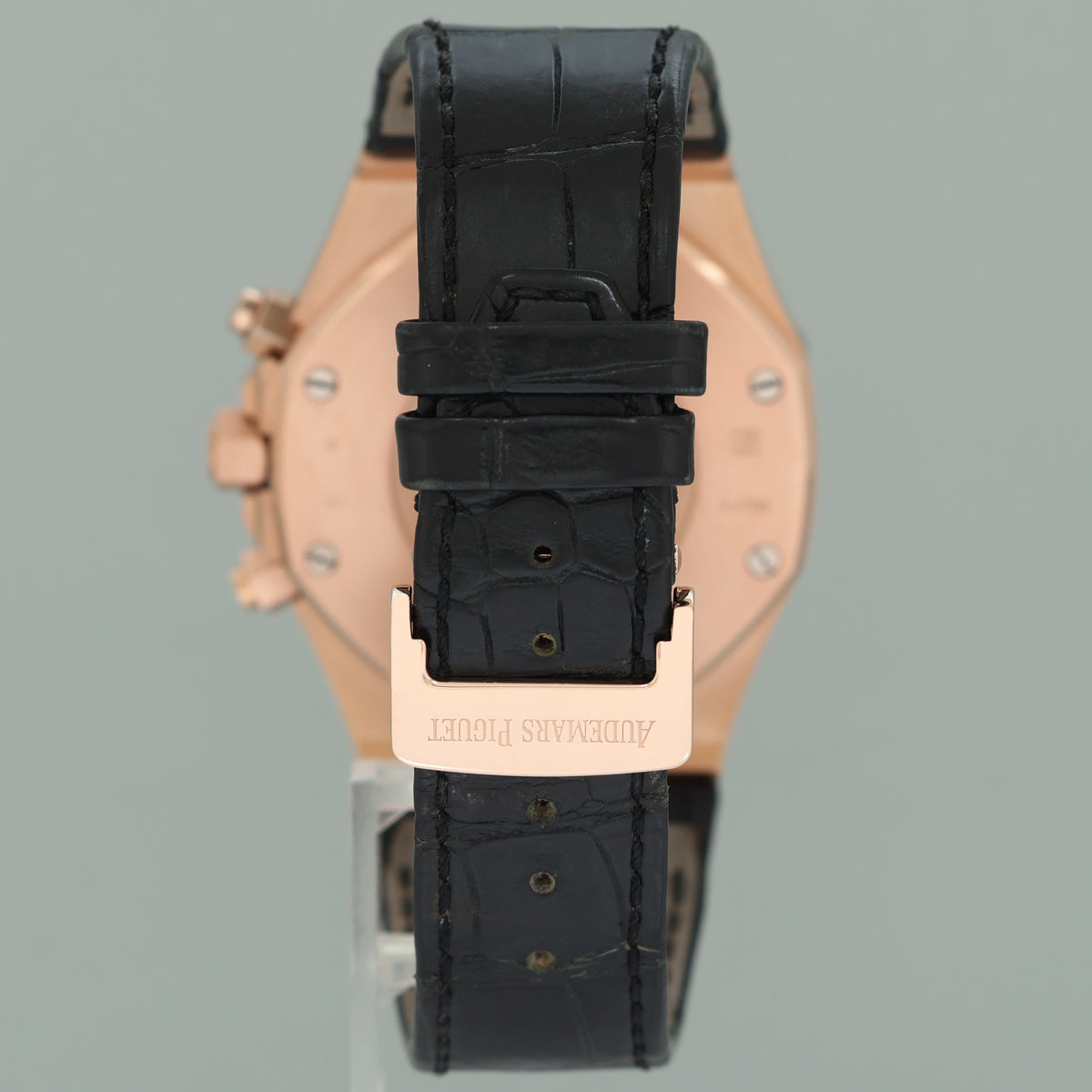 2023 Service Audemars Piguet Royal Oak Leather Chrono 41mm Rose Gold 26320OR Watch