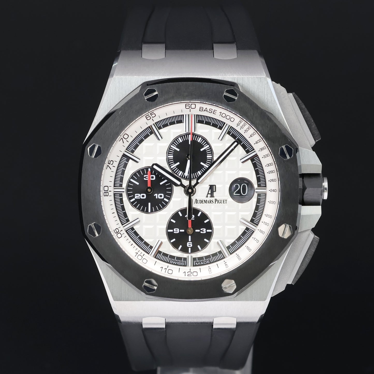 Audemars Piguet Royal Oak Offshore Ceramic Steel Panda 26400SO 44mm Chrono Watch