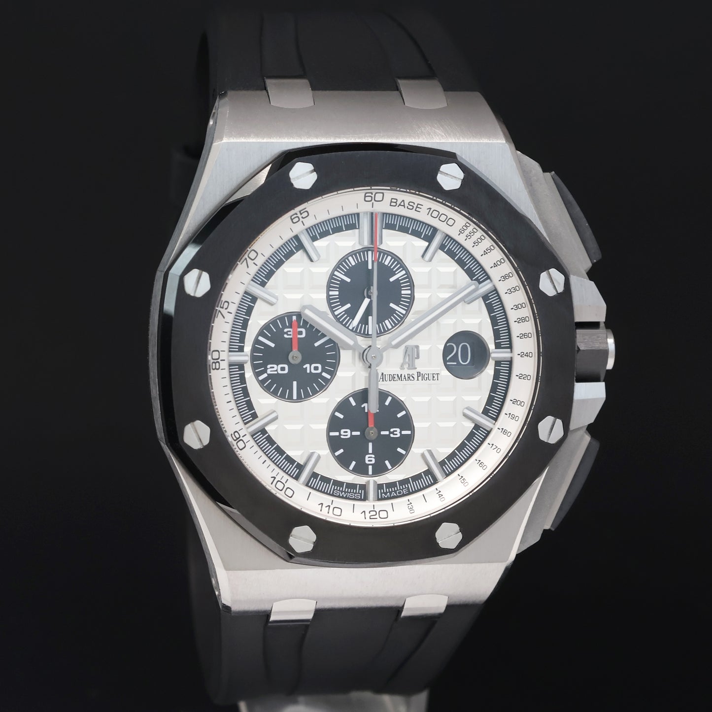 Audemars Piguet Royal Oak Offshore Ceramic Steel Panda 26400SO 44mm Chrono Watch