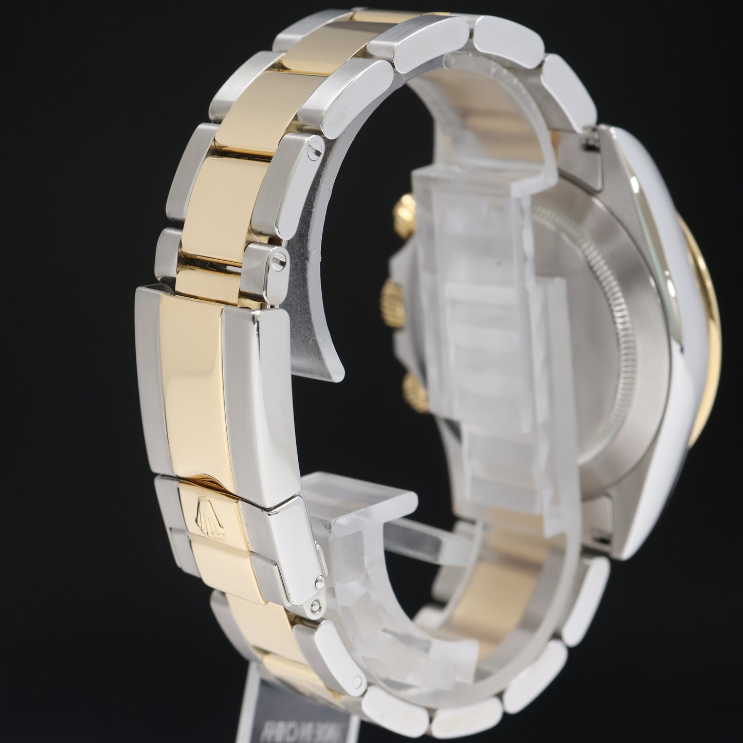 MINT Rolex Daytona 116523 Mother of Pearl 40mm MOP 18k Yellow Gold Two Tone Watch Box