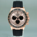 FEB 2025 NEW PAPERS Rolex Daytona Rose Gold 126515LN Ceramic Sundust Watch Box