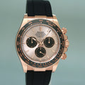 FEB 2025 NEW PAPERS Rolex Daytona Rose Gold 126515LN Ceramic Sundust Watch Box