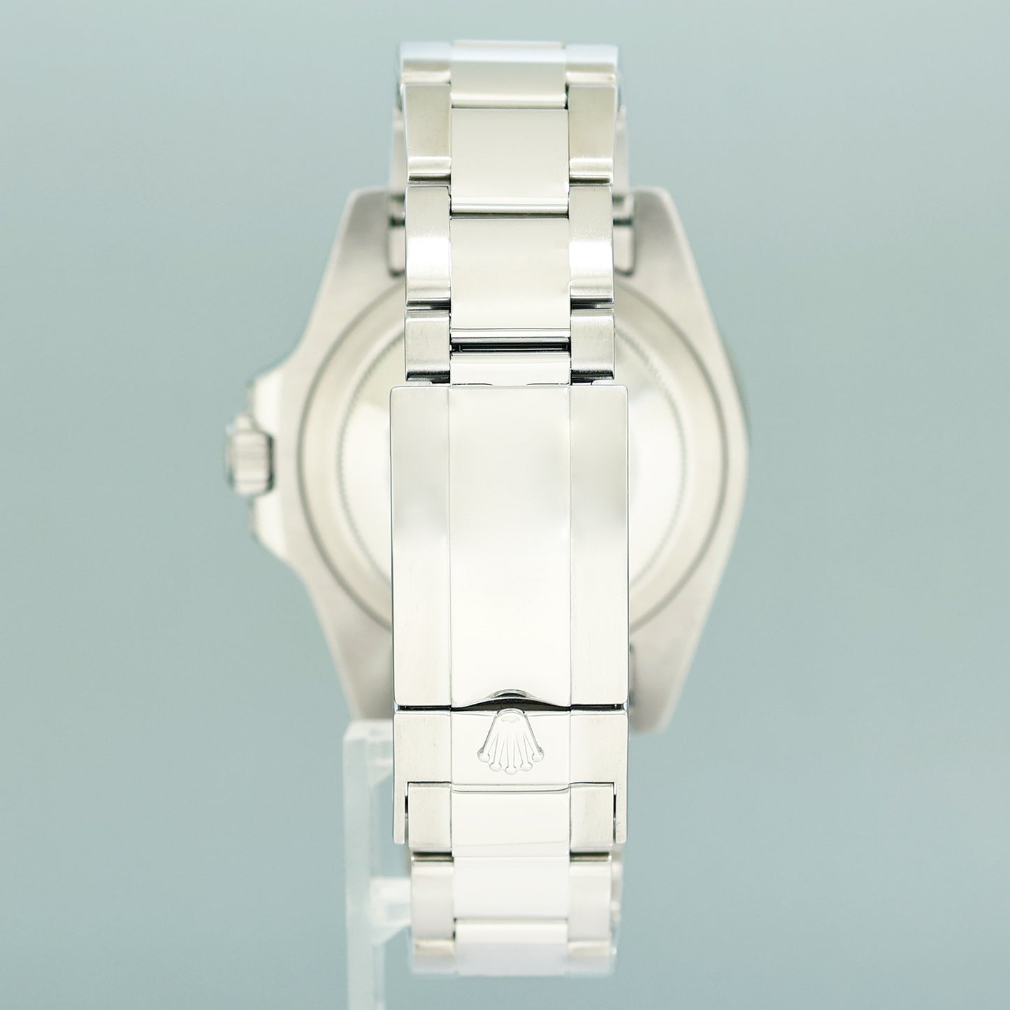 MINT Pave Diamond Ruby & Sapphire Rolex GMT Master II 116710 Steel 40mm Watch