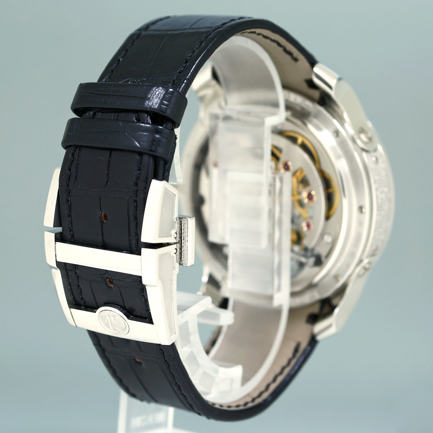 PAPERS MINT Platinum Greubel Forsey Double Tourbillon 30° Technique Leather Watch Box