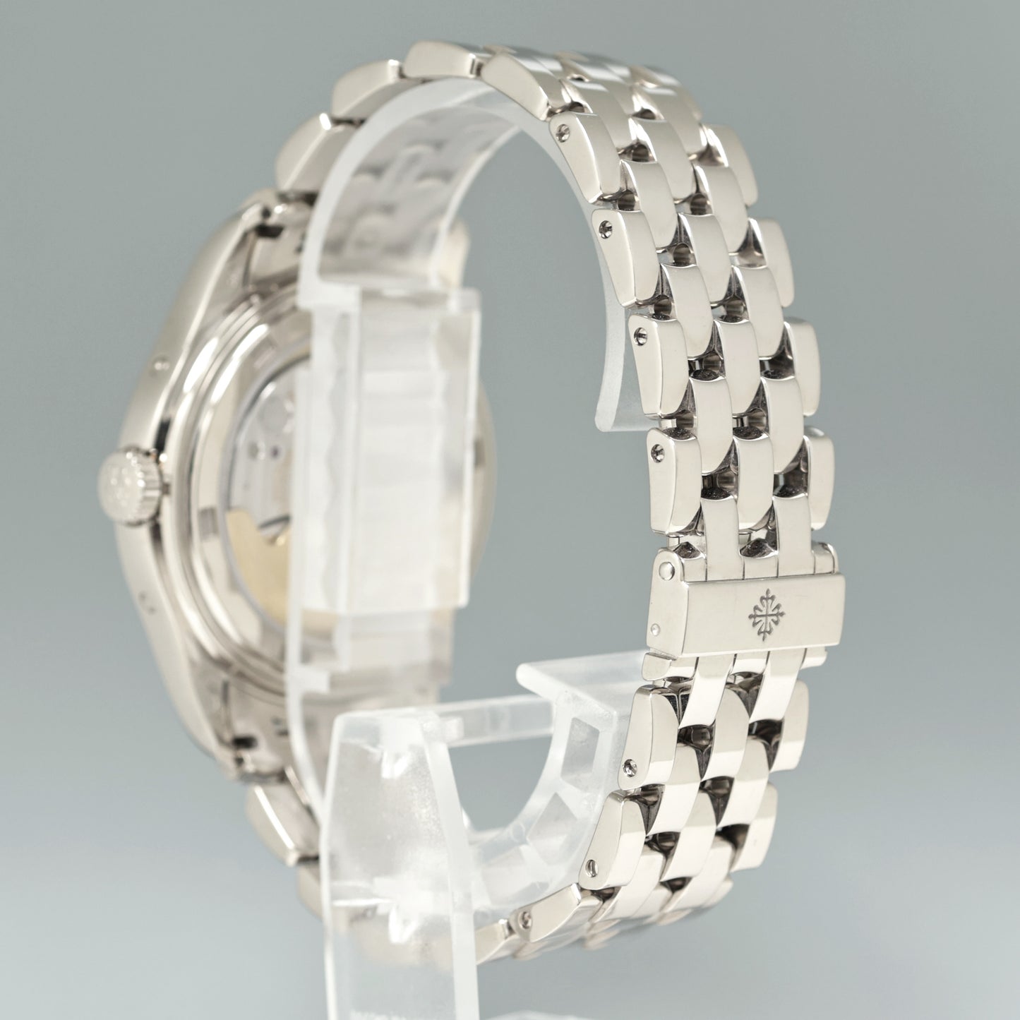 MINT Patek Philippe 5146/1G White Gold Bracelet Annual Calendar 39mm Moon Phase Watch