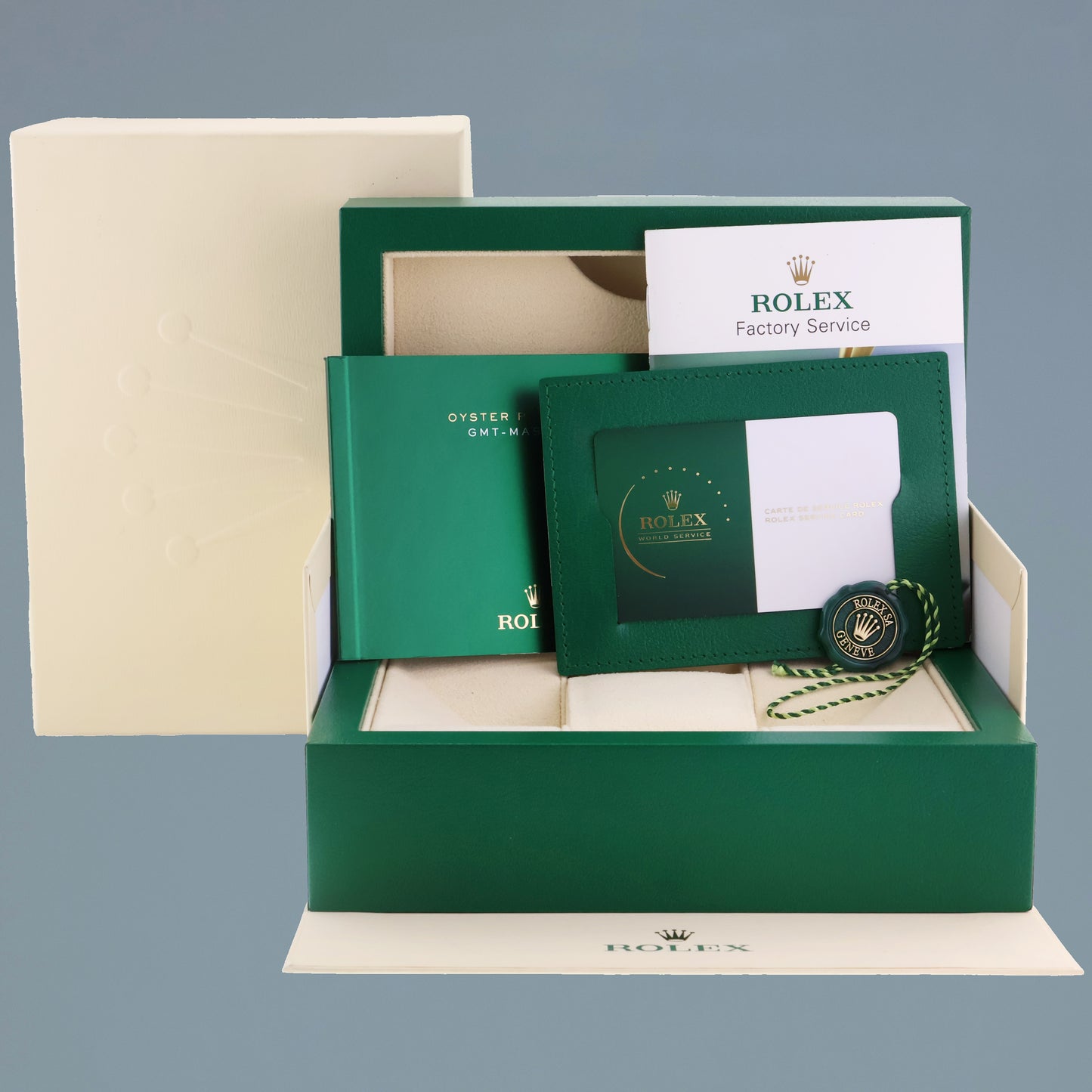 2024 RSC PAPERS Rolex GMT Master II PEPSI Red Blue Oyster Ceramic 126710BLRO Watch