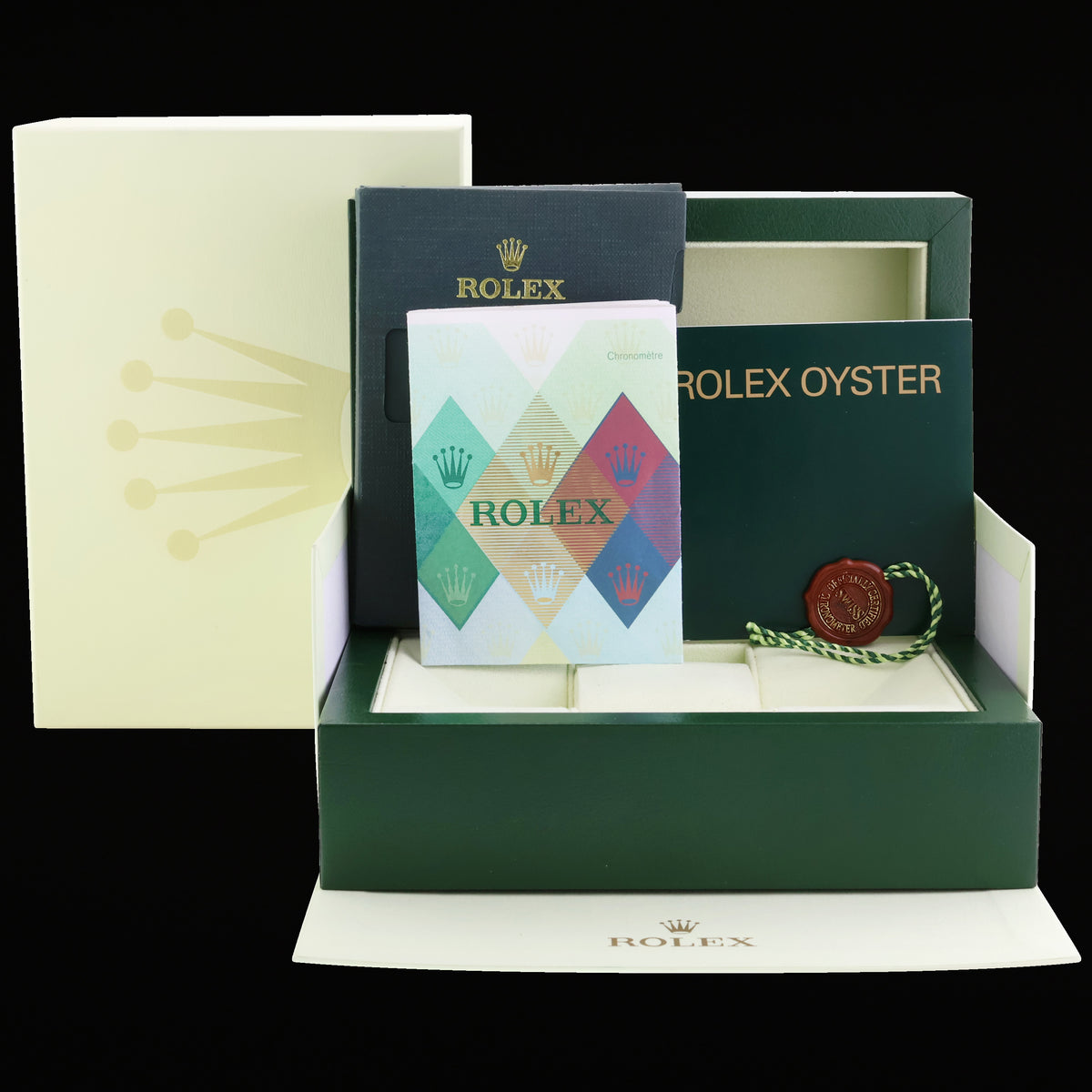 2005 PAPERS MINT Rolex 16710 GMT-Master II Coke Red Black Steel 40mm Watch Box