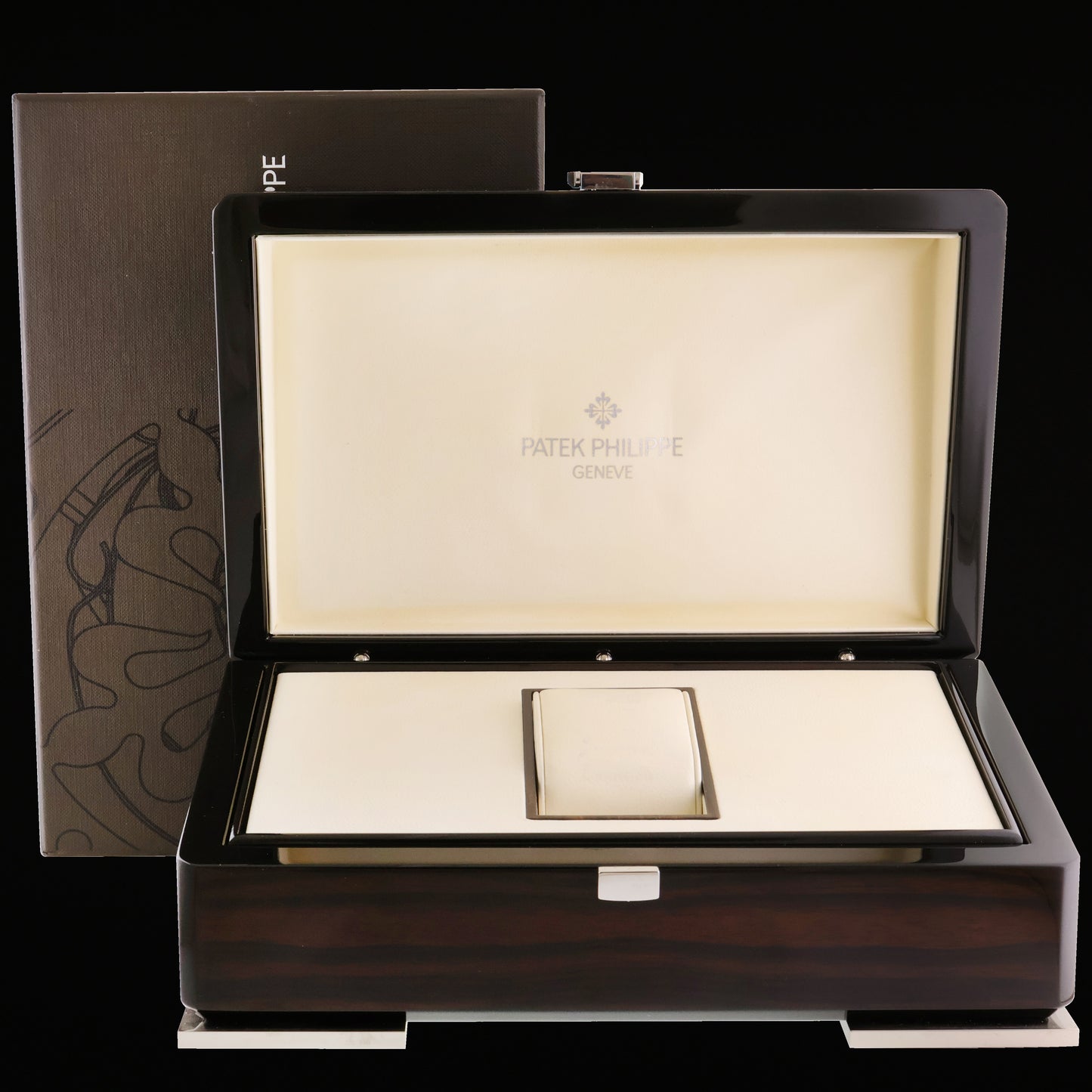 MINT Patek Philippe 5146P Platinum Annual Calendar Moon Phase 39mm Grey Dial Watch Box