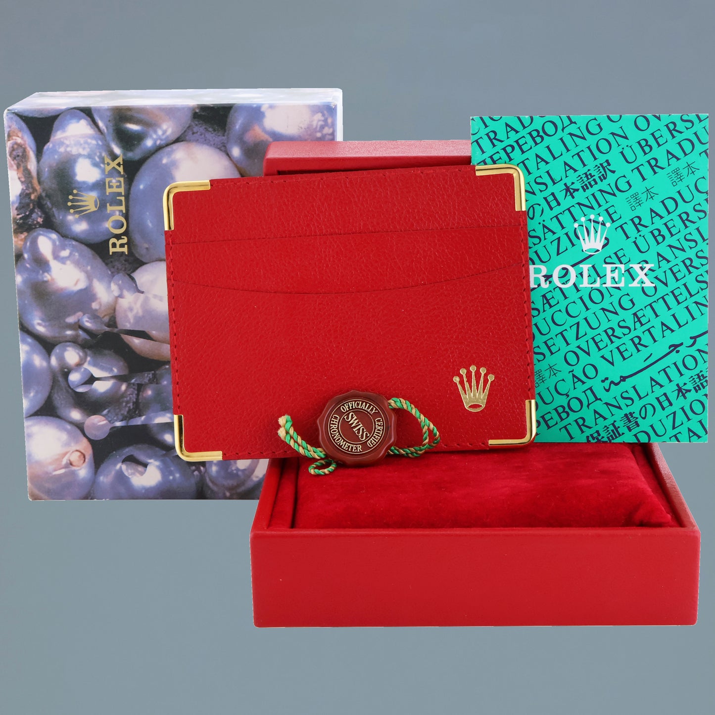 MINT Blue Diamond Ladies Rolex Midsize 31mm Datejust Jubilee Steel 68274 Watch Box
