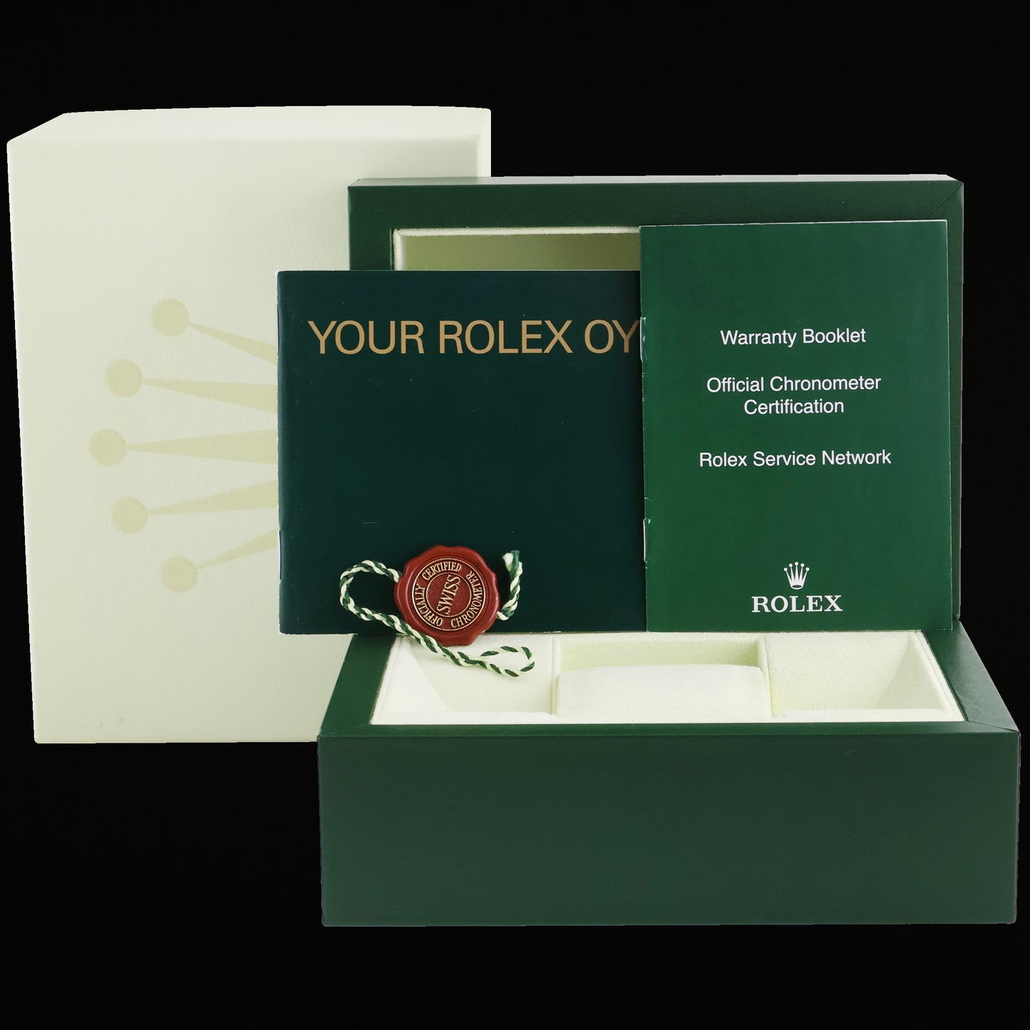 2001 MINT Rolex Explorer II White 16570 40mm Polar GMT SEL Holes Watch Box