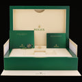 2024 MINT Rolex Platinum Fluted President 40mm Olive Green Roman 228236 Watch Box