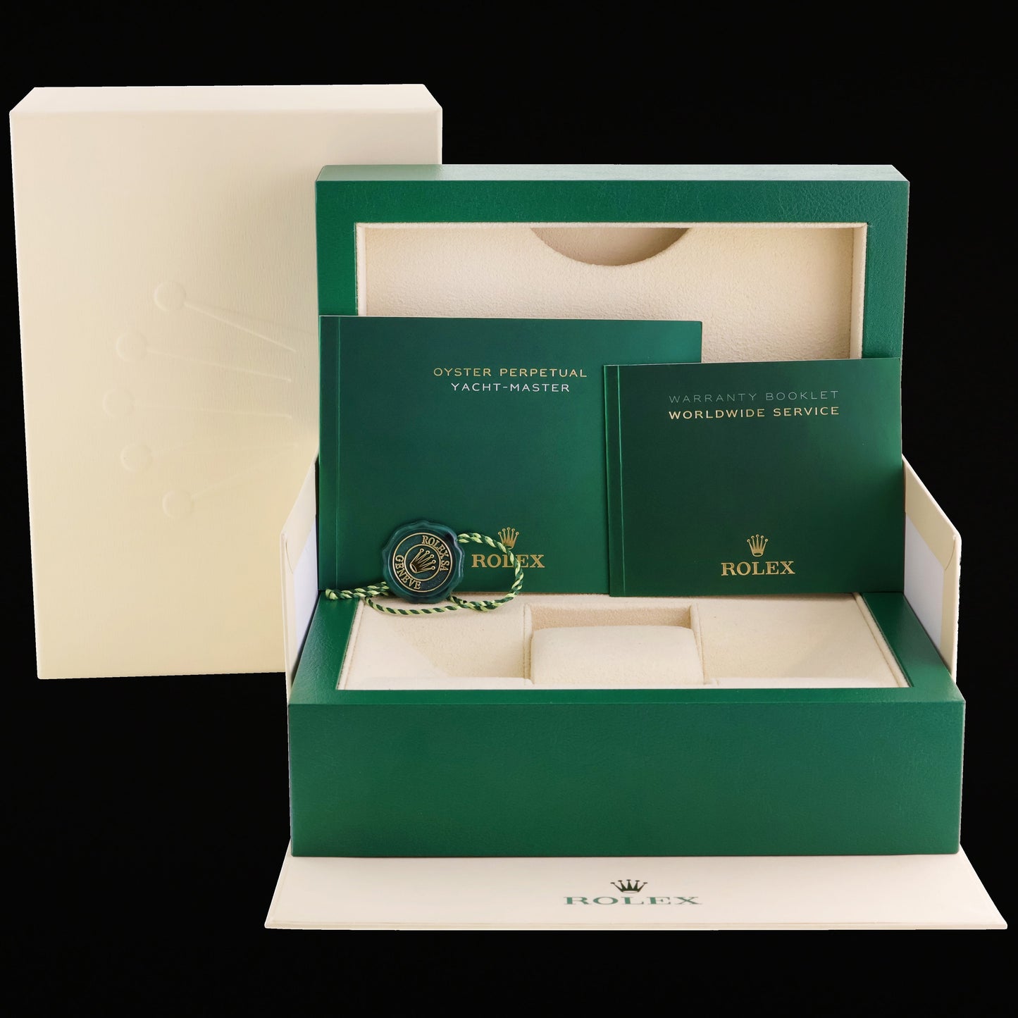 MINT 2022 Rolex Yacht-Master 226659 White Gold 42mm Oysterflex Rubber Watch Box