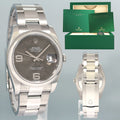 MINT 2014 Rolex DateJust 36mm 116200 Steel Oyster Floral Flower Dial Watch Box