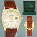 Rolex Day-Date President 18078 Mother of Pearl Diamond Yellow Gold 36mm Quick Set Watch