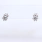 14k White Gold 1.00ctw Six Prong Diamond Stud Earrings