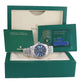 2022 NEW PAPERS Rolex Sky-Dweller Steel BLUE Jubilee Fluted 42mm 326934 Watch Box